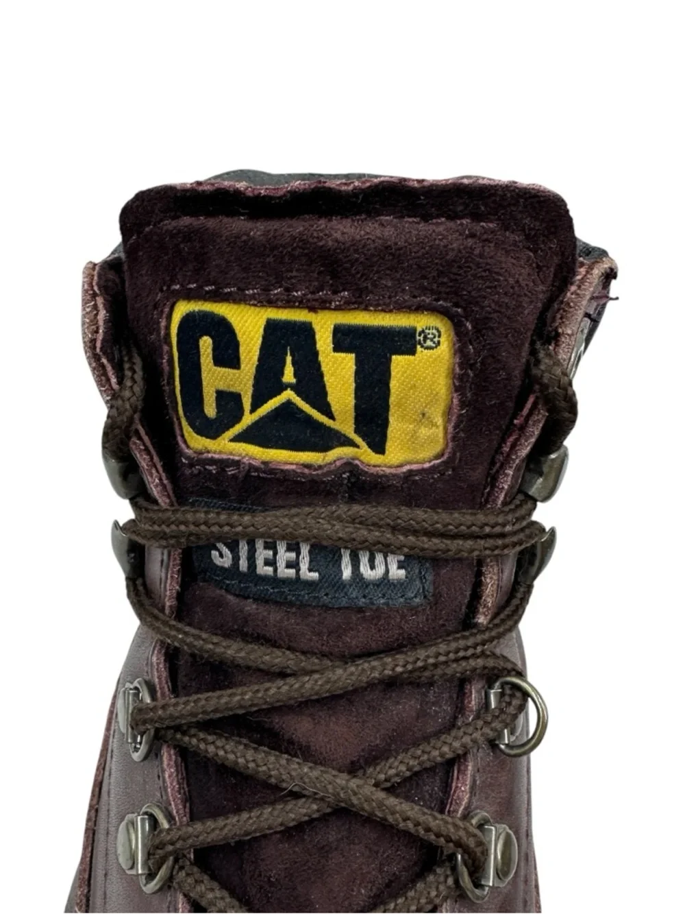 CATERPILLAR Second Shift Steel Toe Leather Work Boots
